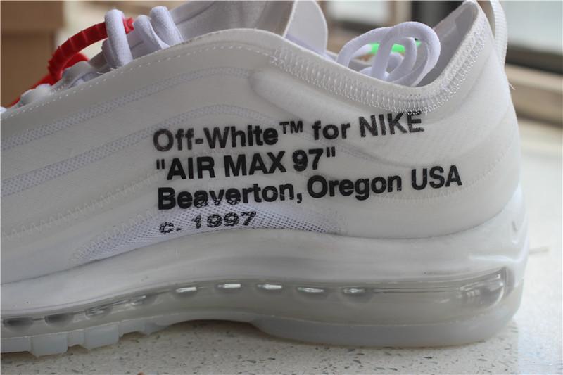 God Nike Air Max 97 OG "Off White" retail materials